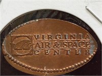 Smashed Penny token Virginia Air and space center