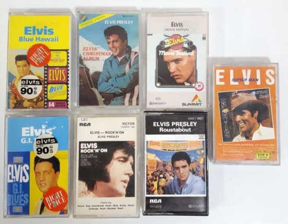Vintage ELVIS PRESLEY Cassette Tapes