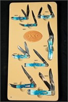 1 of 2500 Lmted Ed. Case Knife Display w/ 8 Knives
