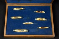 1980 Stag Handle Case Set 70th Anniversary