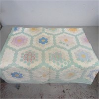 Antique quilt. Hand sewn.