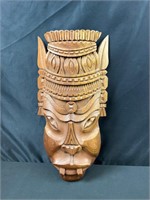 Tall wood carved Tiki Man