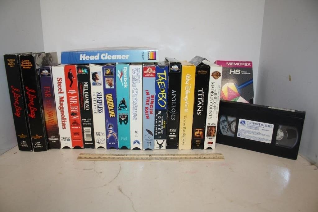 VHS Tapes, Sleepless In Seattle, Mr. Bean