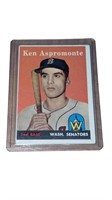 1958 Topps Baseball #405 Ken Aspromonte RC