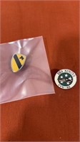 1st Cavalry army division 1980’s hat pin and