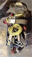 Crate of misc. tie straps