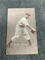 Blank Back Baseball Exhibit Card  Hugh Casey