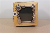 GODDINGER SILVER PLATED MUSICAL BABY FRAME