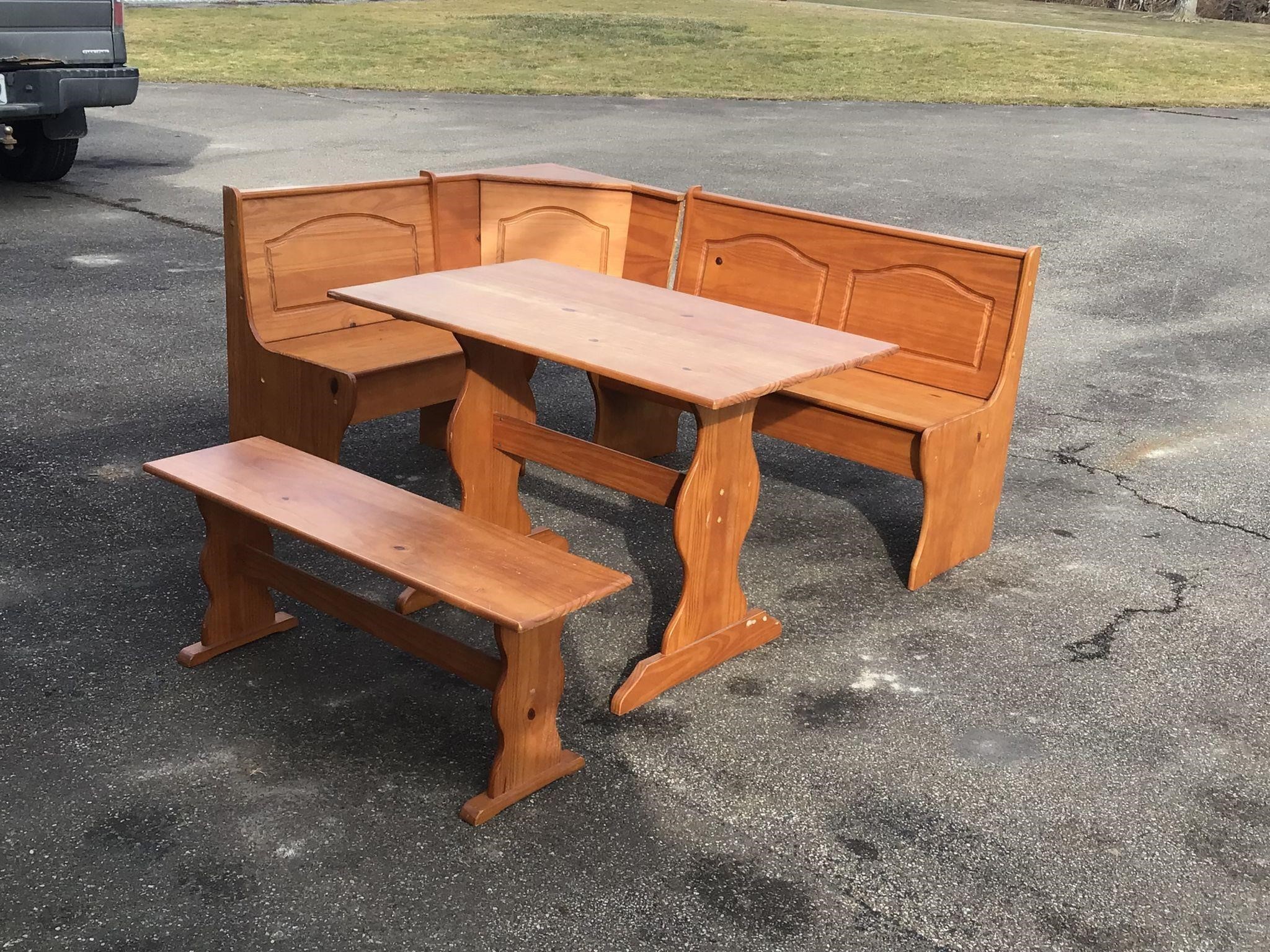 KITCHEN SET -NICE SET -table benches long bench,