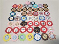 51 Foreign & Domestic Casino Chips