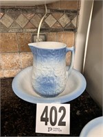 Vintage Salt glazed bowl & pitcher