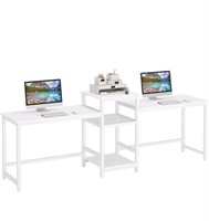 Tribesigns 96.9" Double Computer Desk