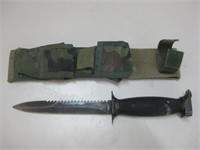 15" Steel Imperial Knife In Camouflage Sheath
