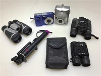 Kodak Easyshare Cameras (untested) and binoculars