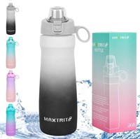 32oz Daily Cute Water Bottlel,(White to Black)