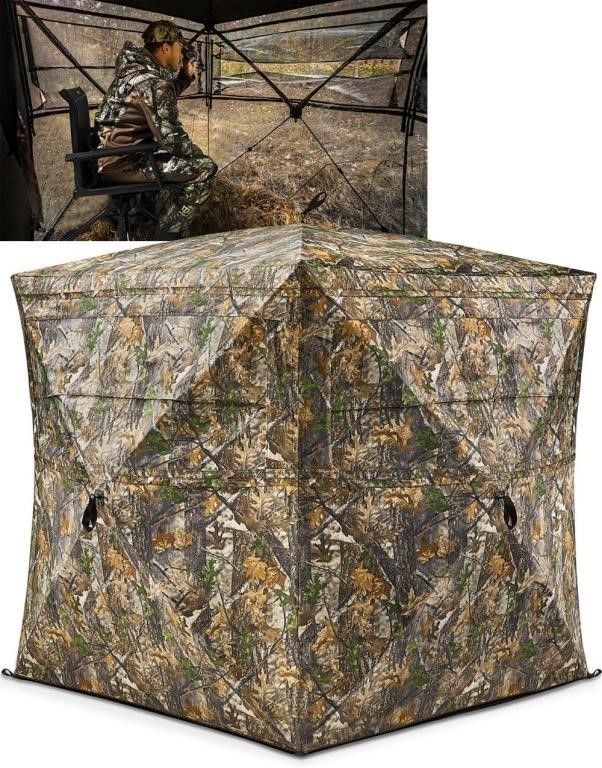 TIDEWE Hunting Blind 2-3 Person (Camouflage)
