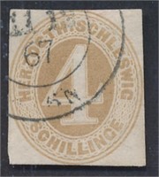 GERMANY SCHLESWIG HOLSTEIN #14 USED AVE-FINE