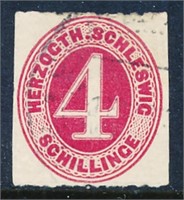 GERMANY SCHLESWIG HOLSTEIN #9 USED FINE