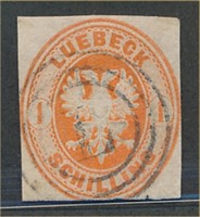 GERMANY LUBECK #9 USED AVE