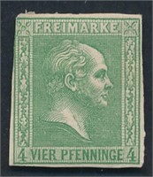 GERMANY PRUSSIA #1 MINT AVE-FINE HR