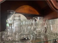 Glasses, Pitcher, Vases, and Decor