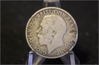 1921 United Kingdom 2 shillings Silver Coin