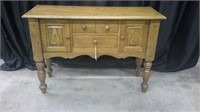 FARMHOUSE OAK ACCENT CABINET VERY NICE