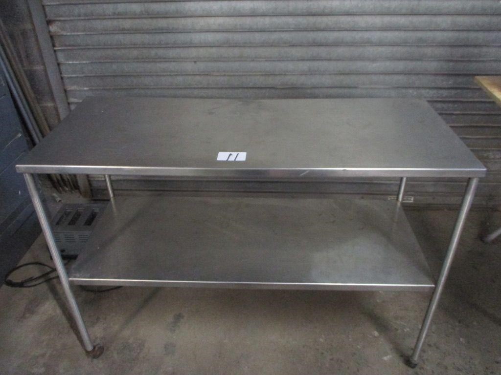 4' ALL S/S TABLE
