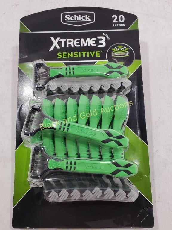 Brand New Xtreme 3 Schick 20 Pack of Razors