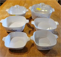 6PC OF CORNINGWARE