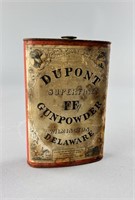 1924 Dupont Superfine FFg Gunpowder Tin