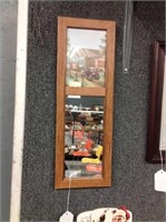 Coca Cola Gas Station Picture and Mirror in Wood