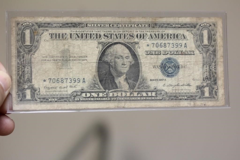 1957 Blue Seal $1.00 Star Note