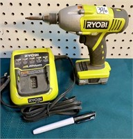 RYOBI DRILL AND CHARGER