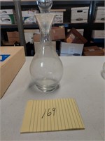 Glass wine decanter