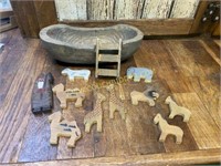 Artisan Noahs Ark wooden play set