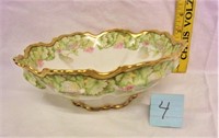 gold trimmed porcelain bowl (see description)