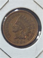 1904 Indian head penny