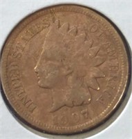 1907 Indian head penny