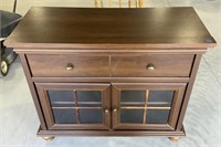 Wooden TV stand cabinet 19.5x44x36 - top not