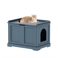 HOME BI Cat Litter Box Enclosure, Cat Litter Box F