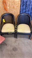 Black Whicker Chairs