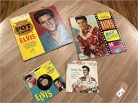 4 - Elvis vinyl records