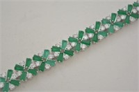 16ct Emerald Bracelet