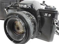 Appareil photos Minolta X-9, 2 objectifs, flash et