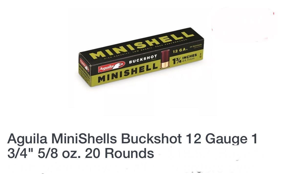 Aguila MiniShells Buckshot 12