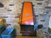 Cool retro hanging electric fireplace