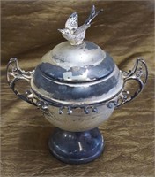 Silver Plate Lidded Urn