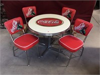 Very Nice Retro Coca-Cola Table Chair Set