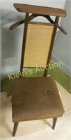 Valet Walnut Butler Mid century Chair